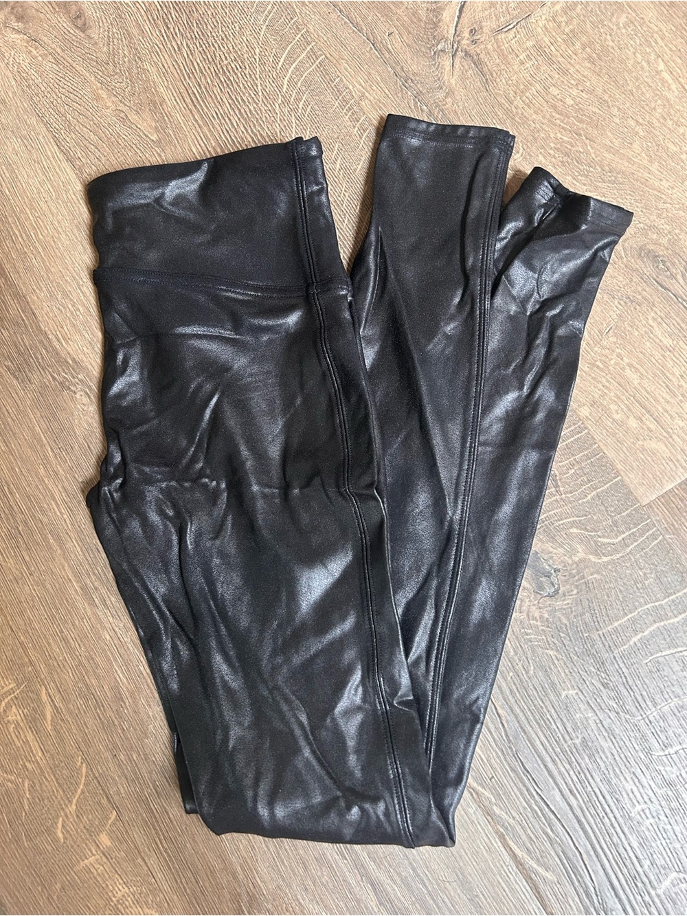 NWOT SPANX Faux Leather Leggings (S)